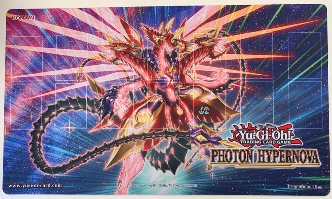 遊戯王 CNo.62 超銀河眼の光子龍皇 sneak peek プレイマット