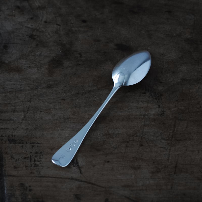 19世紀 イギリス 純銀ティースプーン / Solid Sterling Silver Tea