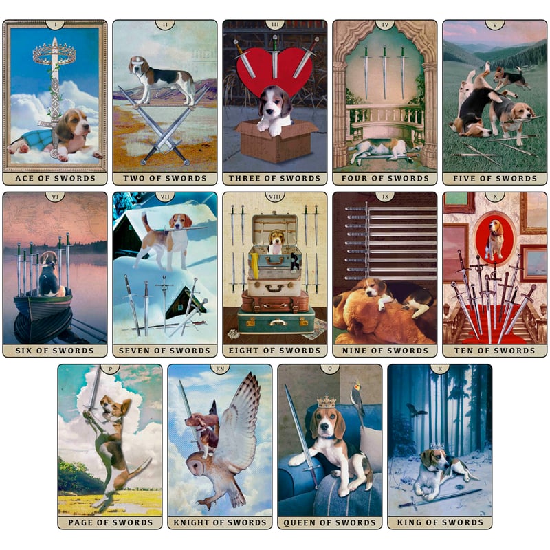 ビーグル犬のタロットカード｜正規輸入品 | タロクル｜TaroCle (海外
