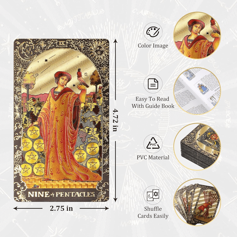 ブラックゴールドタロットカード｜正規輸入品 | タロクル｜TaroCle