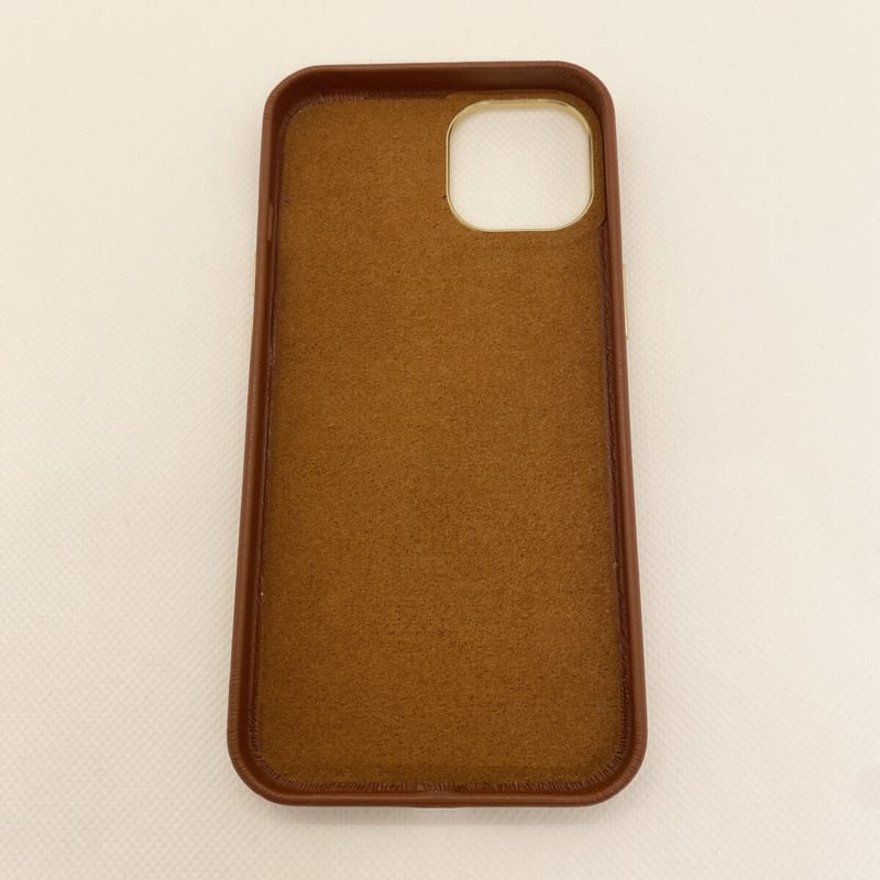 iPhone12 Pro Max ケース】シンプルレザーケース(キャメル) | COCO