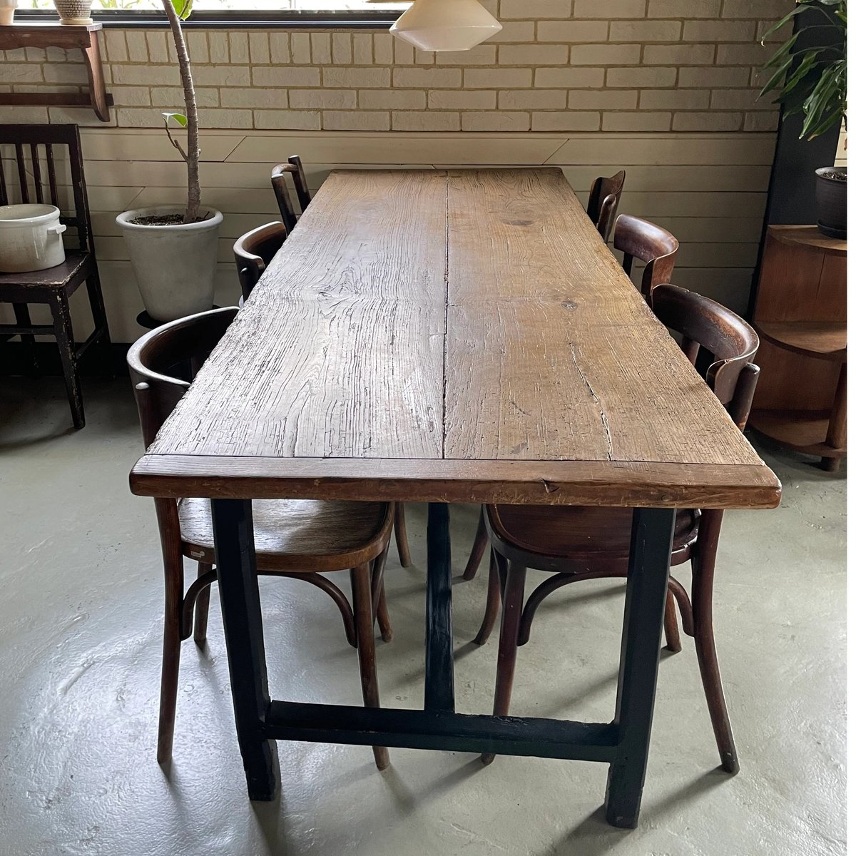 木製テーブル フランスアンティーク ① | OGISHIMA COFFEE Antiques