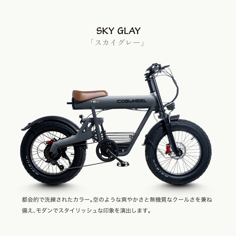 2025 NEW MODEL COSWHEEL MIRAI COMFORT 電動アシスト自転車