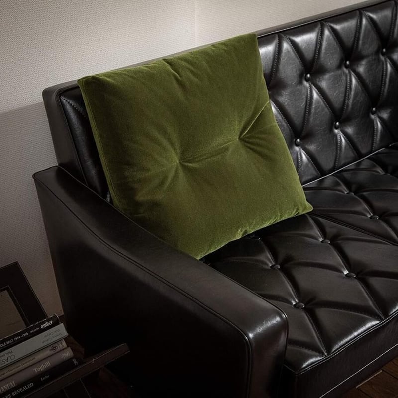 カリモク60 ロビークッション モケットグリーン | クラシノ家具店