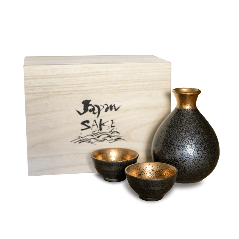 ジャパンゴールド SAKEセット（木箱）［ギフトセット］ | AWASAKA