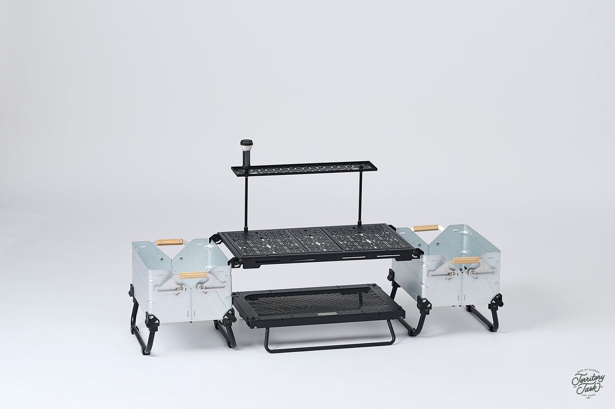 Dachshund 2.5ユニット拡張テーブルフレーム脚(片サイド) | Territory