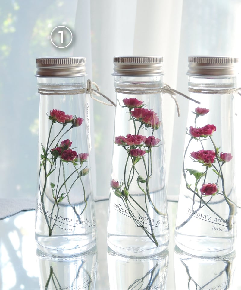 現品のご案内】バラのハーバリウム① | zelkova's aroma garden