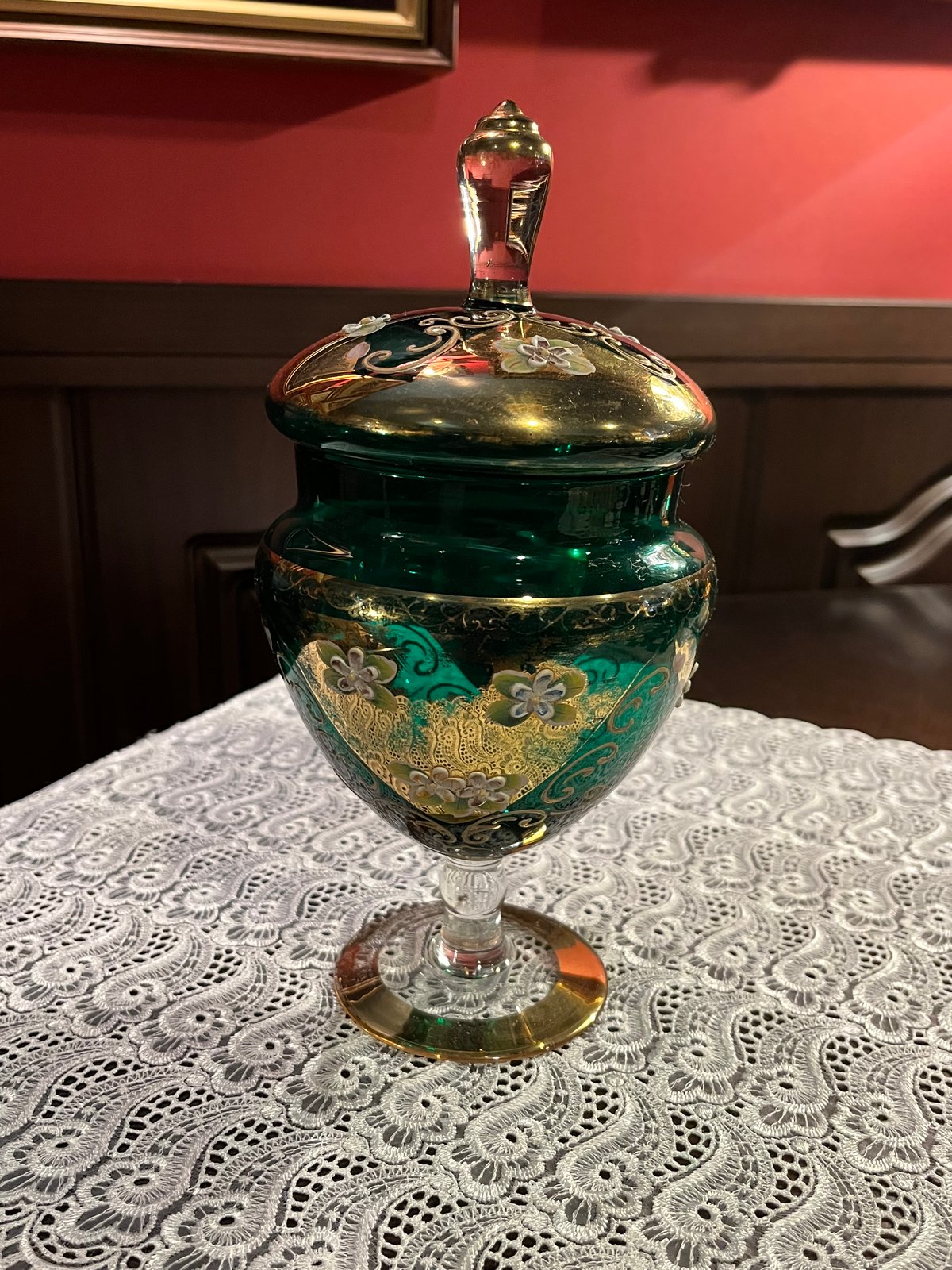 ヴェネツィアングラス キャンディポット ヴェネチアン | アンティーク