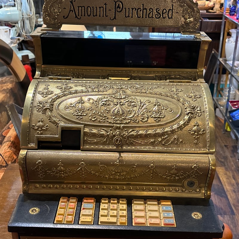 NATIONAL AMOUNT PURCHASED アンティークレジスター 2114-1708