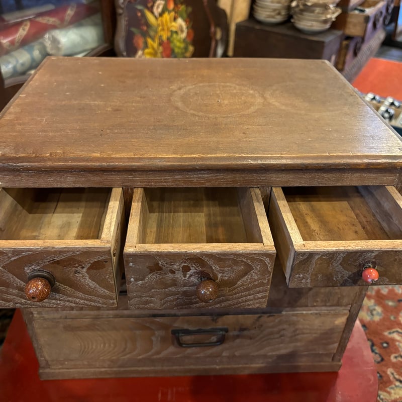 昭和レトロ 木製引き出し 収納棚 | アンティーク家具と喫茶キャバレー