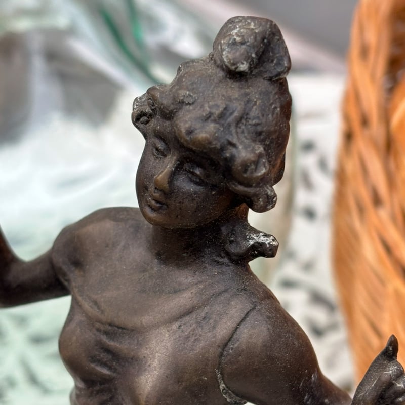 アンティーク ブロンズ像 総体振り置き時計 ※参照 | アンティーク家具