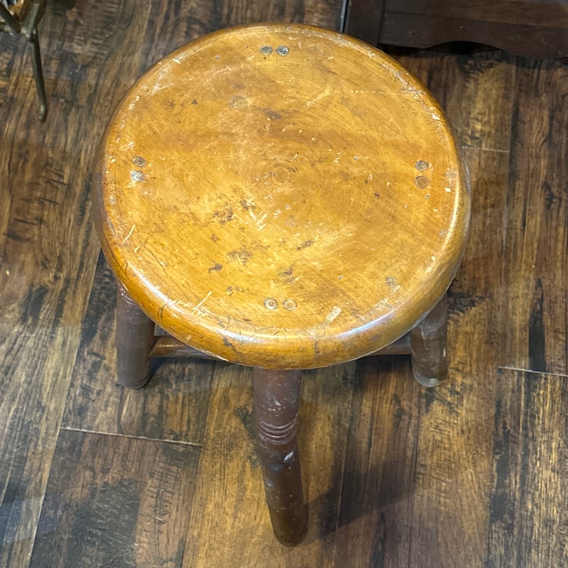 ヴィンテージ 木製座椅子 丸イス いす スツール | アンティーク家具と