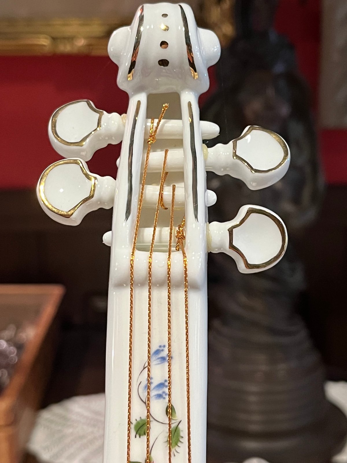 陶器製 demainドマン バイオリン型ライト 箱付き | アンティーク家具と