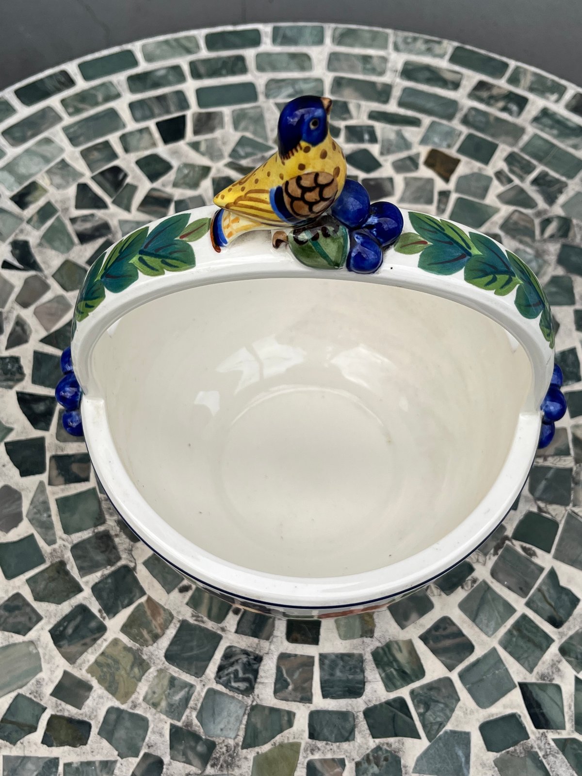 ロイヤルコペンハーゲン ゴールデンサマー ハンドルバスケット