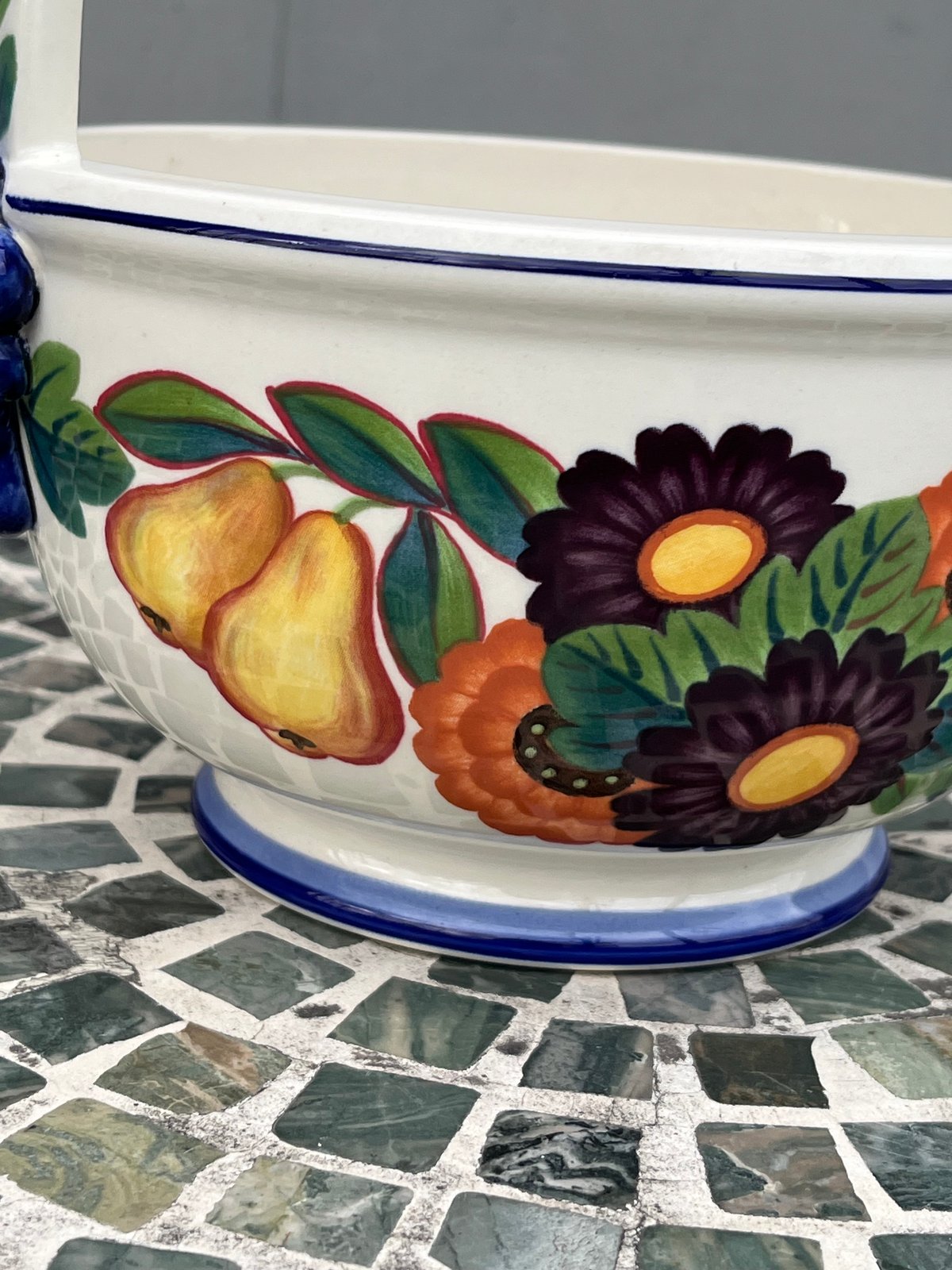 ロイヤルコペンハーゲン ゴールデンサマー ハンドルバスケット