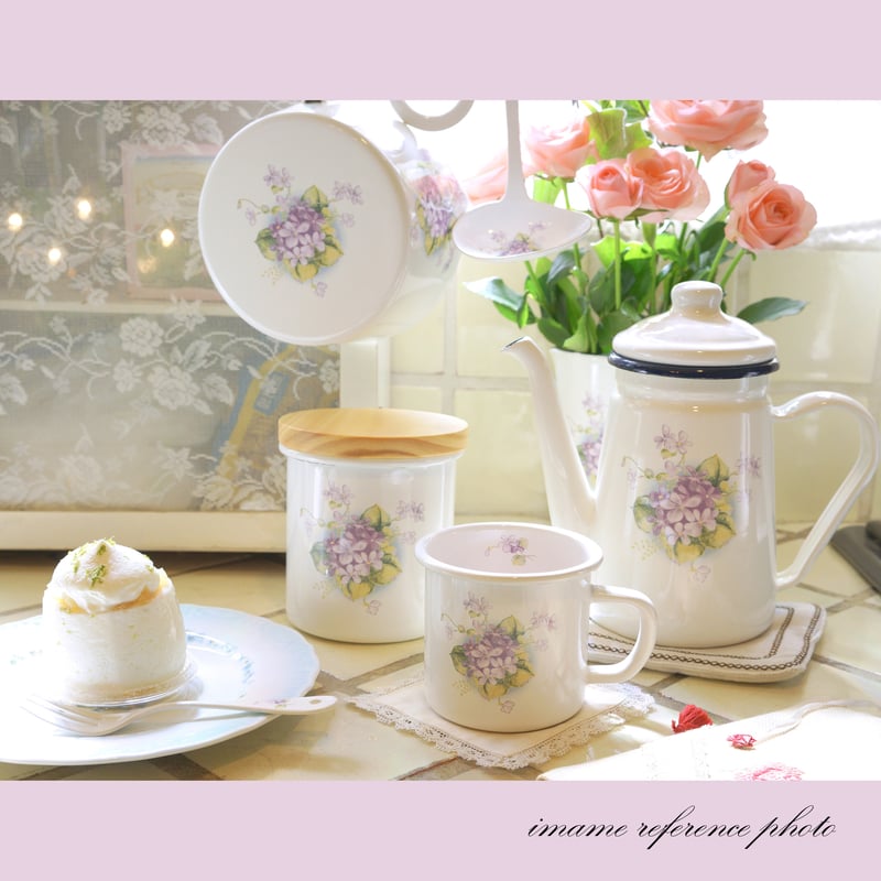 イマン ホーローポット 幻のミントグリーン イマン ホーローポット 幻