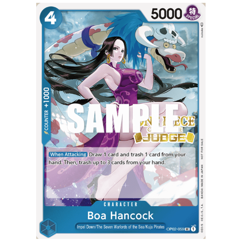 ワンピースカード】Boa Hancock(OP02-059) Judge プロモ ハンコック