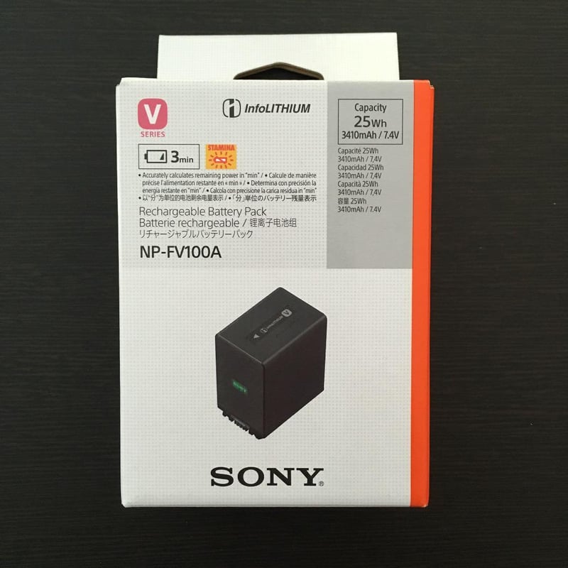 新品 NP-FV100A 純正 Sony ソニー バッテリー 未開封 | 【年中無休