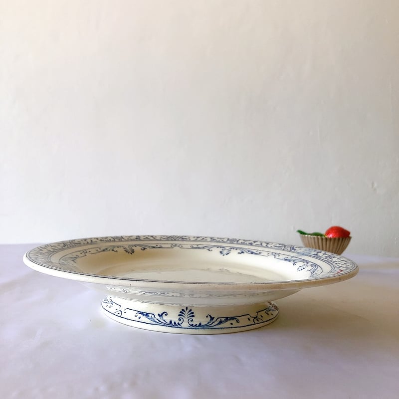 クレイユモントロー コルベール ケーキスタンド フランスアンティーク