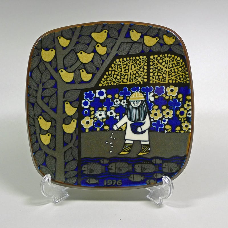 Arabia アラビア Kalevala /カレワラ イヤープレート 1976年 | +++