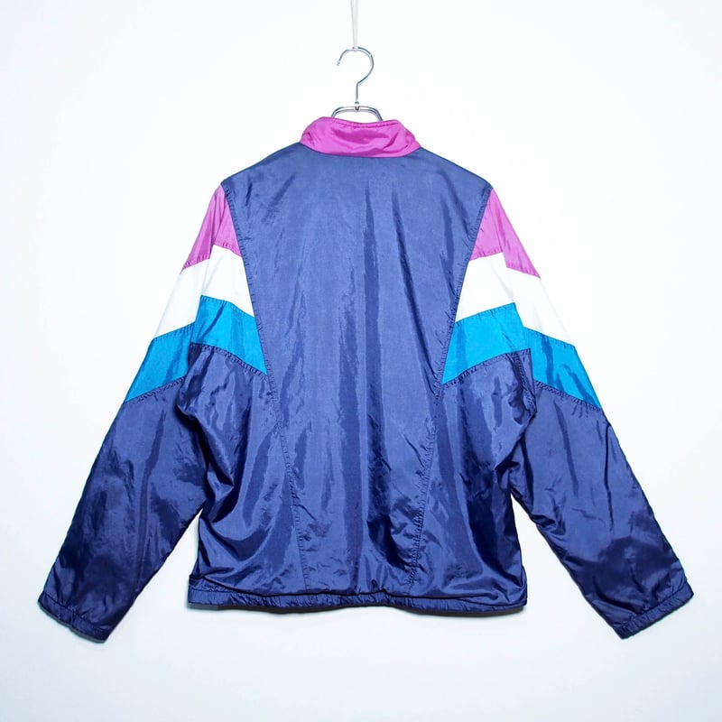 USED【 adidas 】80〜90sナイロンジャケット／MENS：L（送料込）［BSF-O