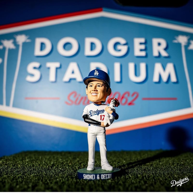 大谷翔平&愛犬デコイ コラボボブルヘッド 球場配布 | SHO-TIME 甲子園