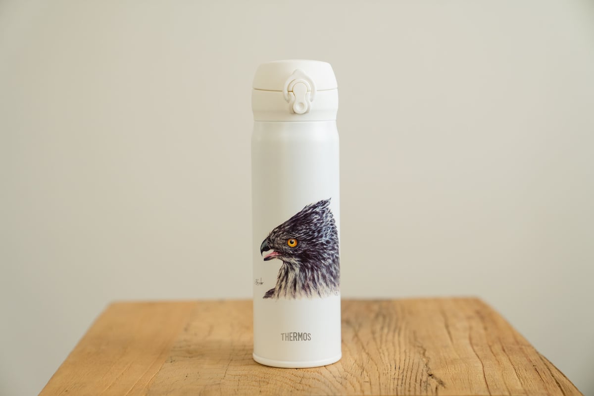 THERMOS 真空断熱ケータイマグ【KUMATAKA】500ml | 猛禽類医学研究所