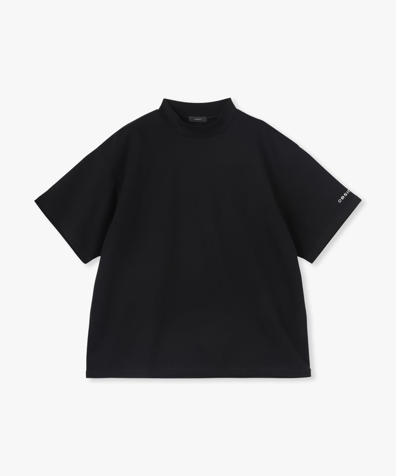 希少！オーガニックパイル8gshoot MOCKNECK SHIRT黒