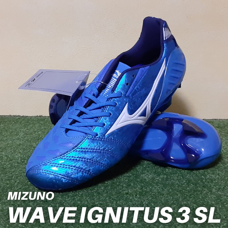 MIZUNO ミズノ サッカースパイク ウェーブ イグニタス 3 SL（ブルー