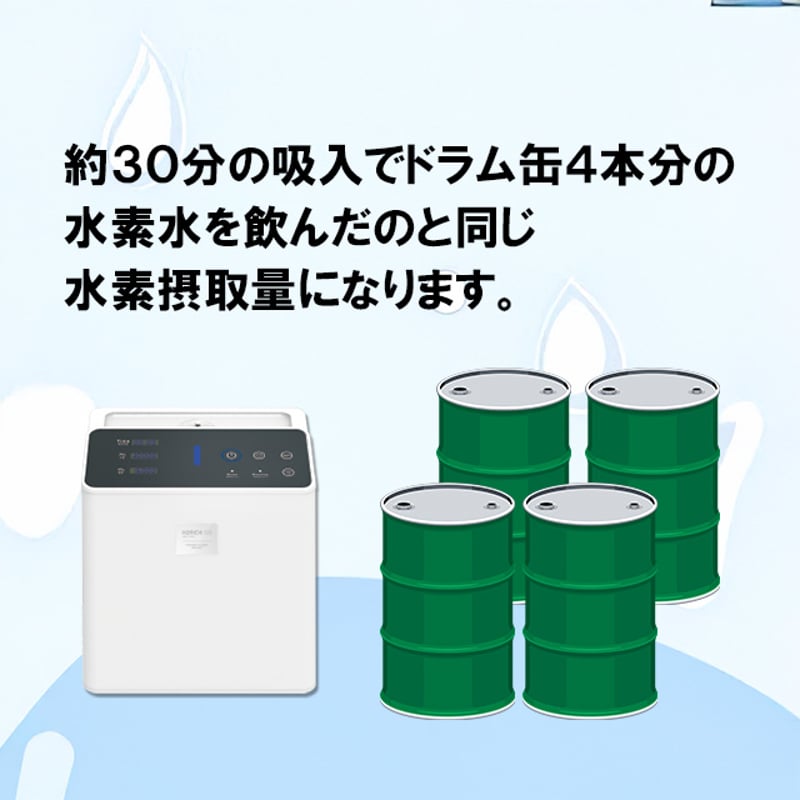 水素+酸素ダブル吸入可能』 H2RICH750+ 水素吸入器 | In Life