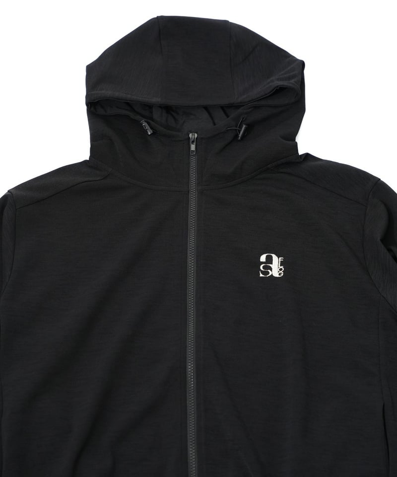 ANTIQUAGOLF×STCH】UNISEX(ユニセックス)zip hoodie-blac