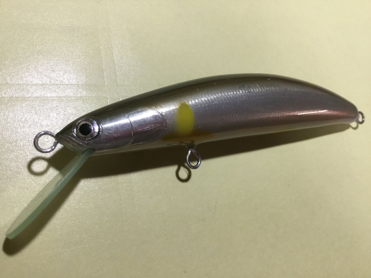 ハンドメイドルアー フローティング 鮎カラー 9cm 【幾ミノー / IKU