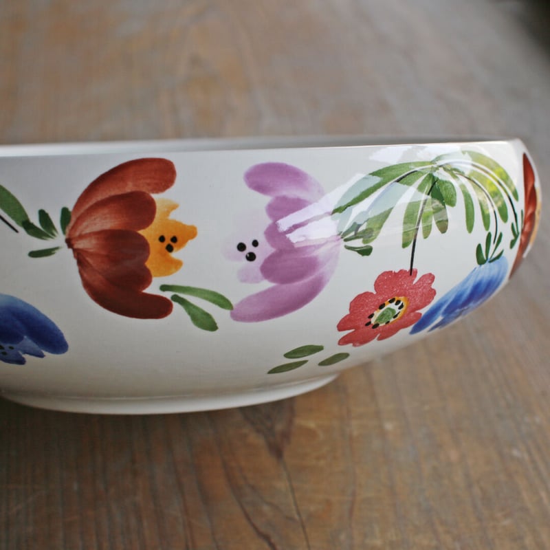 リチャードジノリ（Richard Ginori）花柄大鉢 ｜サラダボウル | 土井