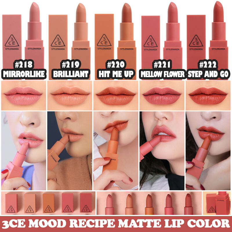 3CE ムードレシピ マット リップカラー STYLENANDA MOOD RECIPE MA