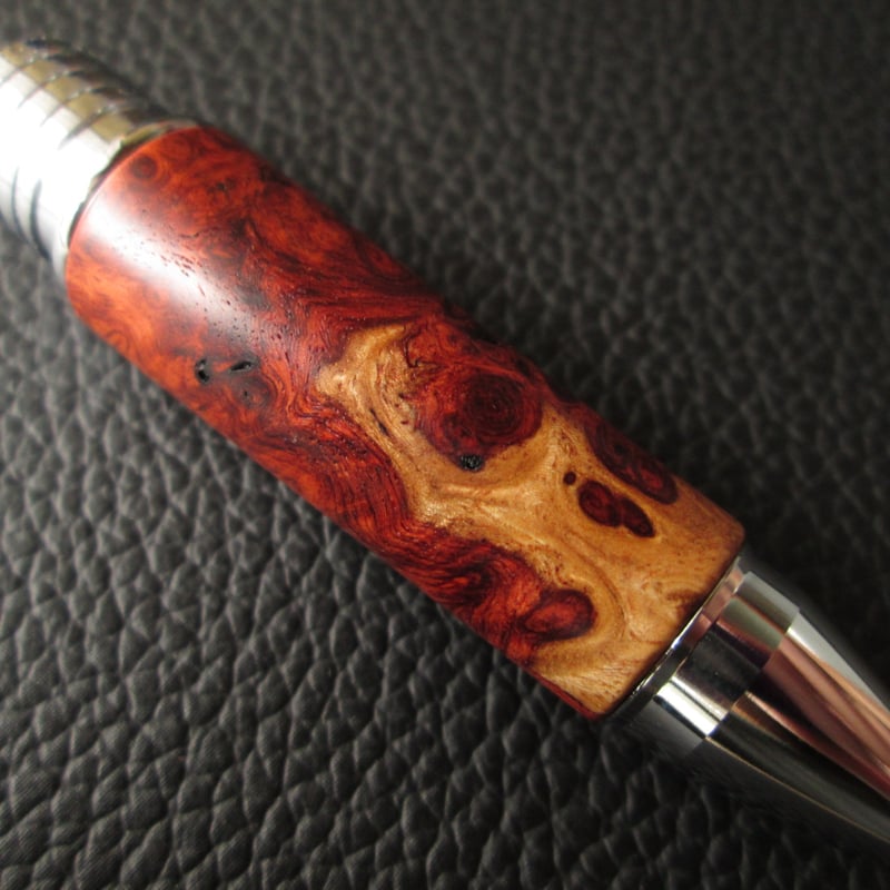 ◇◇アンボイナバール 本花梨瘤 グリップのみ ジェットストリーム4&1用