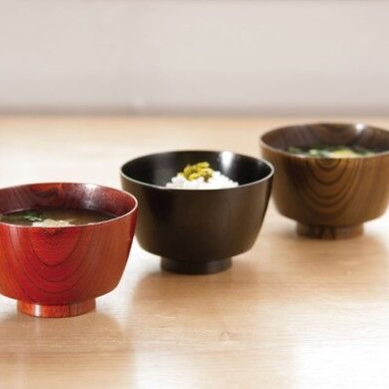 欅3.7羽反汁椀 赤摺 SO-0473 | 嘉匠菴 STORE