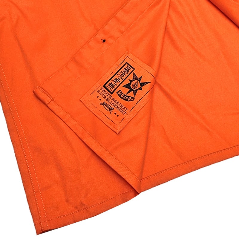 VOLCOM シャツ 半袖 オレンジ ボルコム メンズ TOKYO TRUE FEATURED