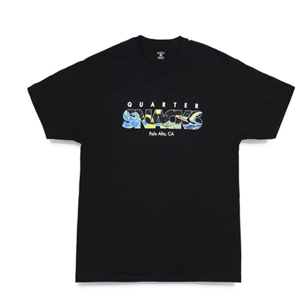 SALE QUARTER SNACKS Tシャツ 半袖 黒 クウォータースナックス QUART