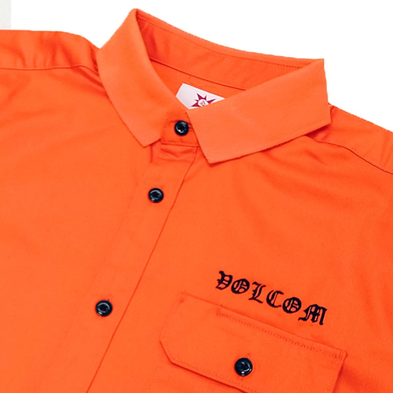 VOLCOM シャツ 半袖 オレンジ ボルコム メンズ TOKYO TRUE FEATURED