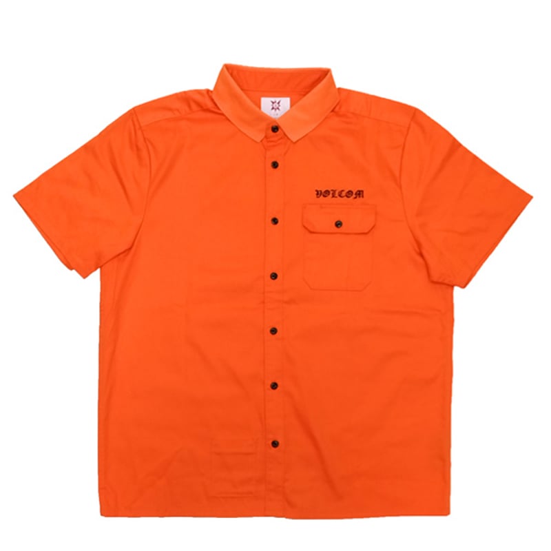 VOLCOM シャツ 半袖 オレンジ ボルコム メンズ TOKYO TRUE FEATURED