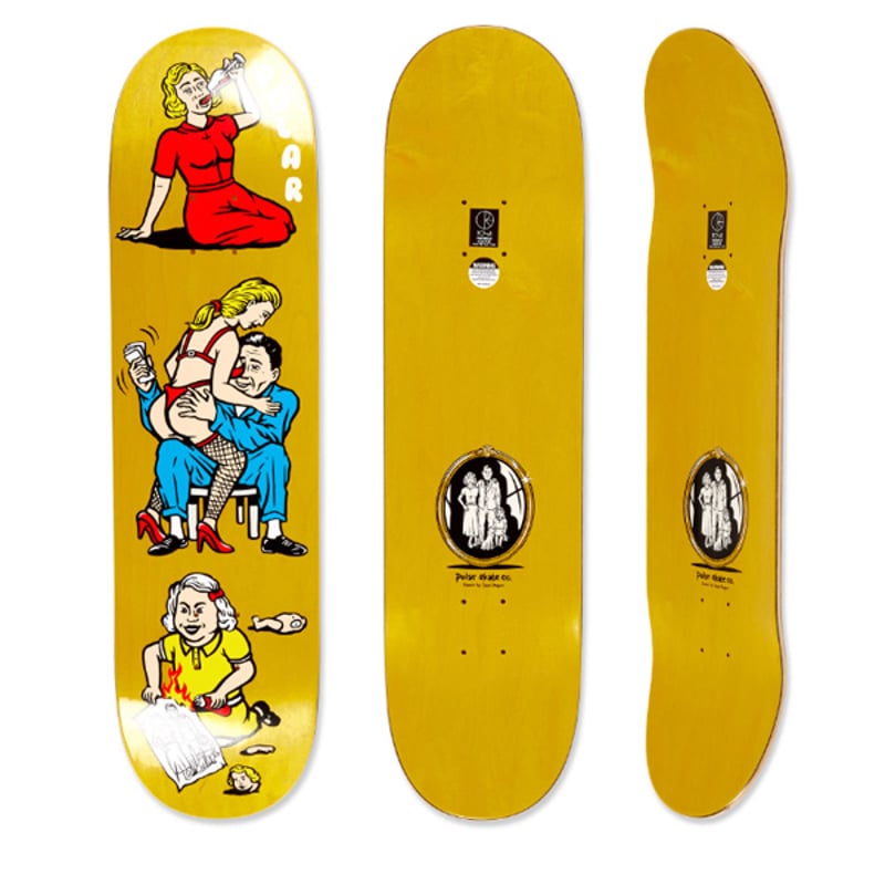 POLAR SKATE DECK 8.25インチ ポーラー デッキ TEAM MODEL FA