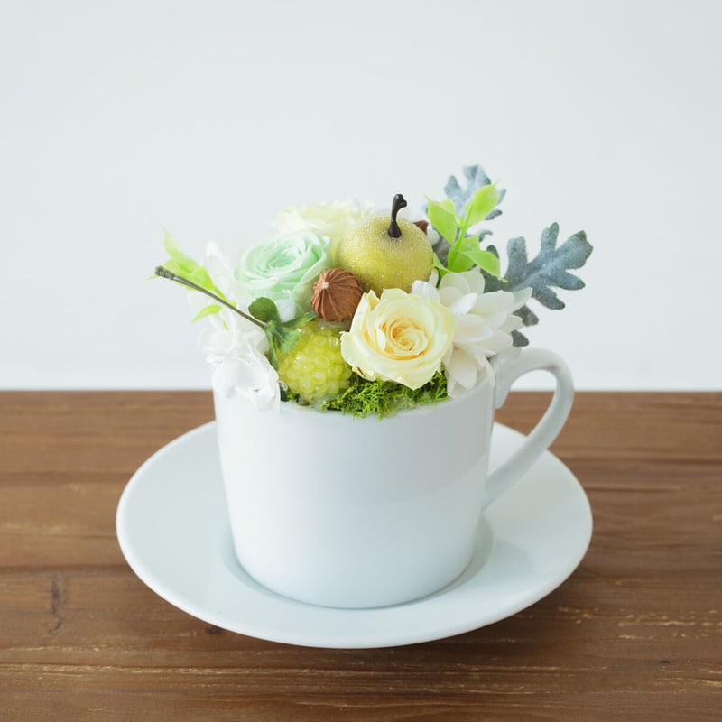 ティーカップフラワー（大） | bonheur STORE