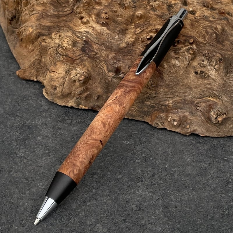 花梨瘤杢 / SINPEN / 2つの内部機構を持つ新感覚の木軸ペン【約23g