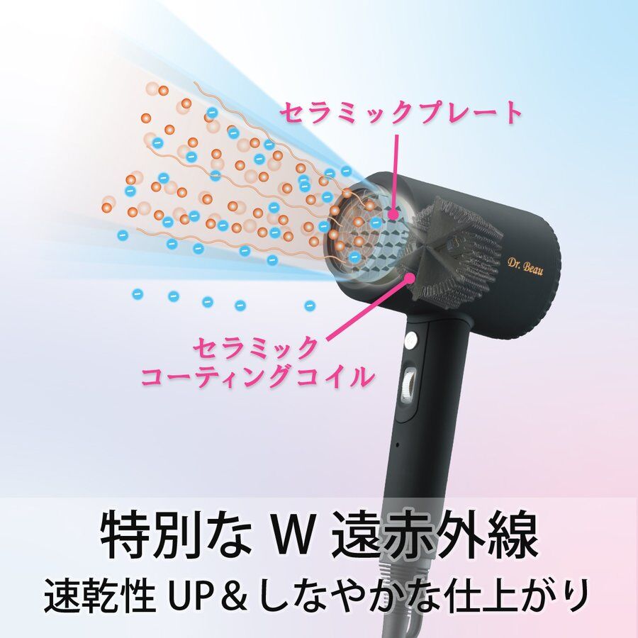 Dr. Beau KAZE nice Dryer Premium 1台3役ハンズフリー付き