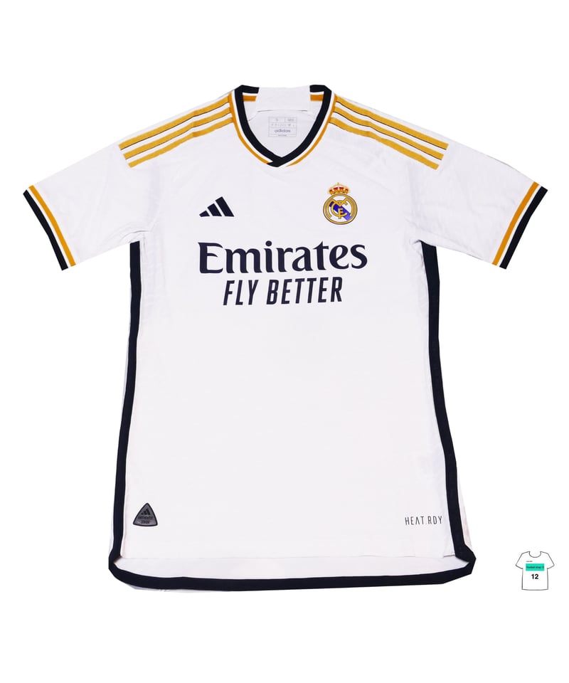 受注販売】Adidas 23/24 レアルマドリードホームオーセンティック