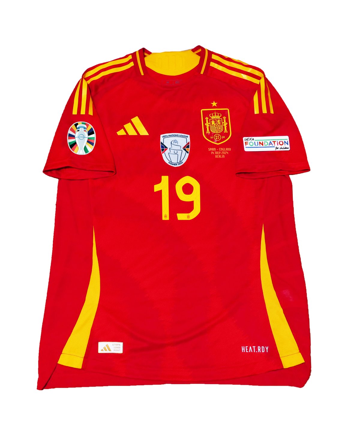 受注販売】Adidas 24/25 スペイン 代表 ホームオーセンティック