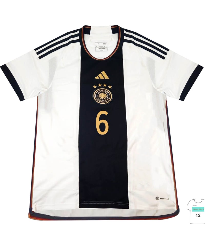 Adidas 2022 ドイツ代表 ホームユニフォーム マーキング付き