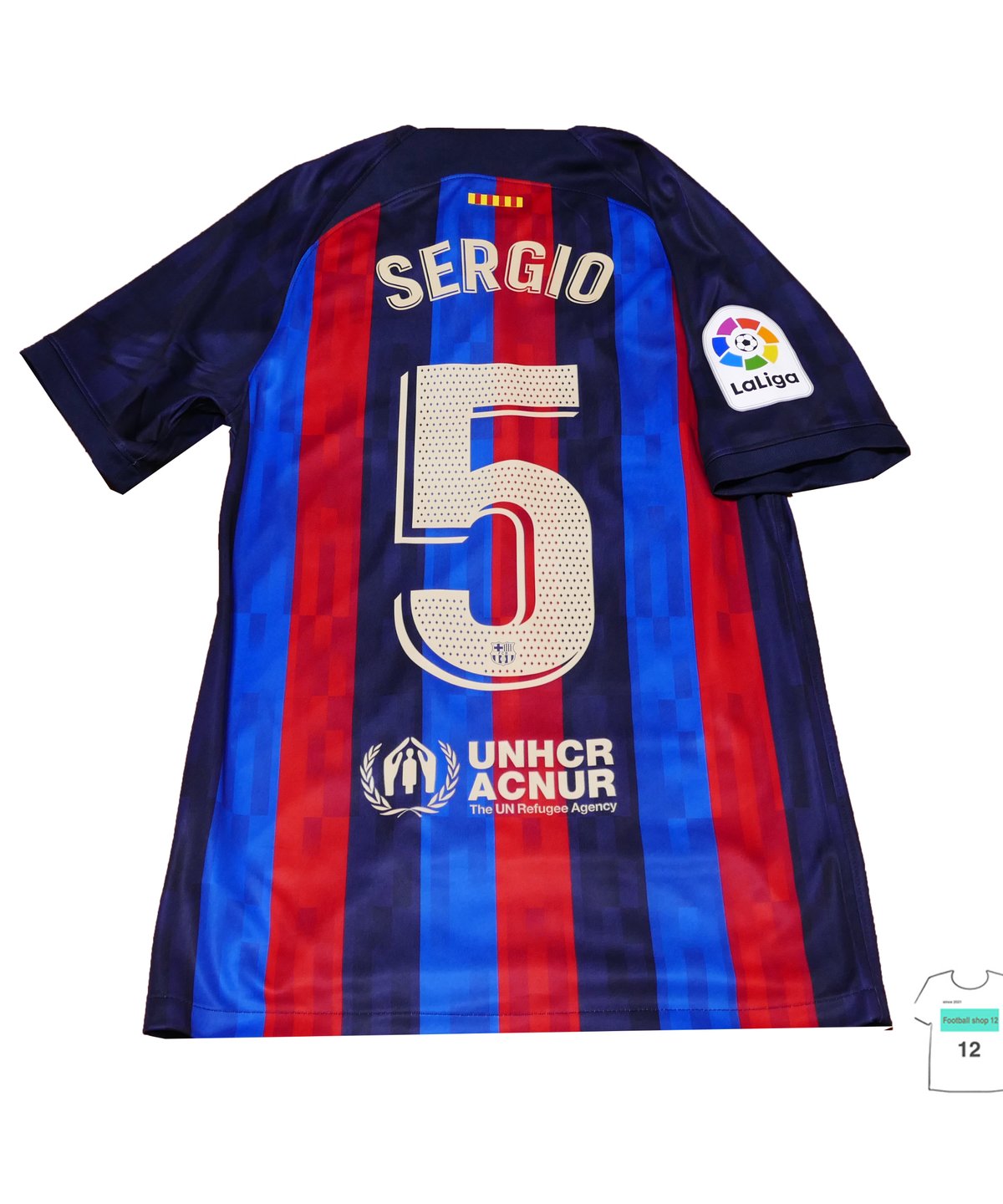 受注販売】NIKE 22/23 FCバルセロナ 公式マーキング+公式リーガパッチ