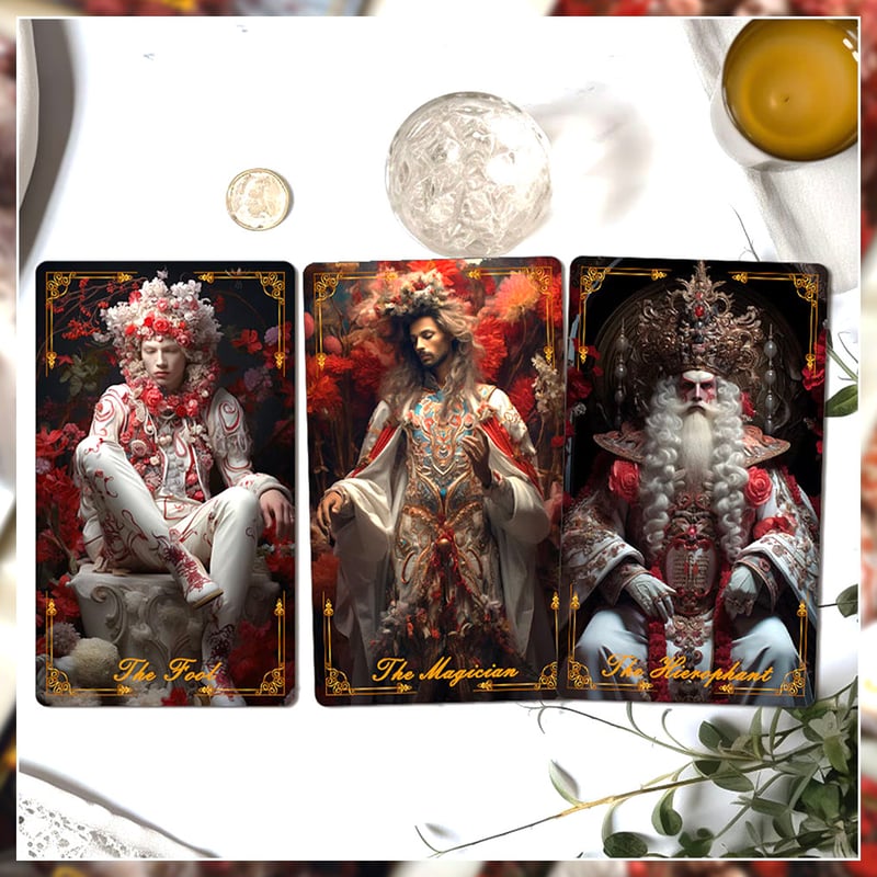 Red Rose Tarot Card【タロットカード】 | musemuse