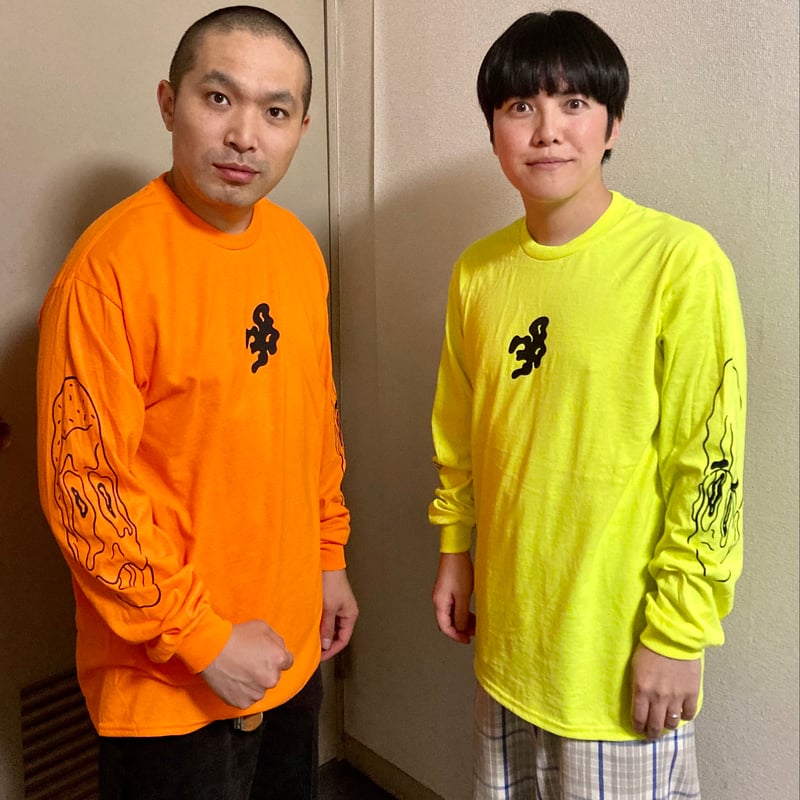 ラブレターズ『38』ロングTシャツ 蛍光オレンジ | ASH&Dオンラインストア